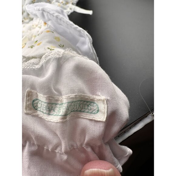 Cabbage Patch Kids Preemie Doll Coleco White Yellow Tulip Bonnet And Dress READ - Picture 8 of 14